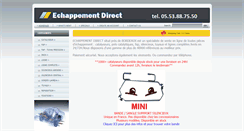 Desktop Screenshot of echappement-direct.com